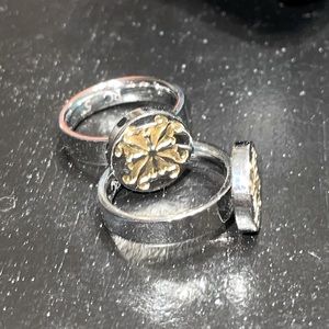 Brand new-Rustic Cuff rings - size 8